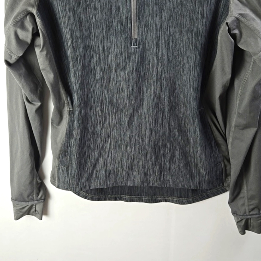Adidas Climalite Pullover Women's Gray Heather 1/4 Zip Top Sz M - Picture 3 of 11